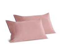 GUZZINI Botanical - Taie Oreiller 50x80 en 100% Coton Biologique Certifié OekoTex Frais Respirant 2 Pièces, 2 Taies d'Oreillers avec Rabat 15 cm, Linge de Lit Literie Douce Délicate pour Toute Saison