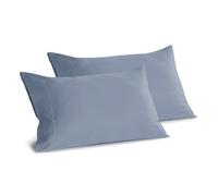 GUZZINI Botanical - Taie Oreiller 50x80 en 100% Coton Biologique Certifié OekoTex Frais Respirant 2 Pièces, 2 Taies d'Oreillers avec Rabat 15 cm, Linge de Lit Literie Douce Délicate pour Toute Saison