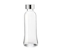 Guzzini – Bouteille en verre '100 Icons' 1 L Ø9,5 x h27 cm Chromé