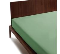 GUZZINI Classic - Drap Housse 125x200 Coton Percalle 100%Certifié OekoTex Frais Respirant, Surmatelas 1 Personne ou 2 Personnes 1Pièce, Draps Housses Protège Matelas Haut 30cm Élastique Dessus de Lits