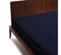 GUZZINI Classic - Drap Housse 90x200 Coton Percalle 100%Certifié OekoTex Frais Respirant, Surmatelas 1 Personne, 1 Pièce, Draps Housses Protège Matelas Haut 30cm avec Angles Élastiques, Dessus de Lits