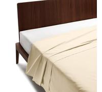GUZZINI Classic - Drap Plat 2 Personnes 240x280 en 100% Coton Percalle Certifié OekoTex Frais et Respirant, Draps Housses Dessus de Lits pour Linge de Lit, Drap Housse Douce et Durable pour Lit Double