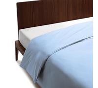 GUZZINI Classic - Housse de Couette 1 Personne 155x200 Coton 100% Percalle Certifié OekoTex Frais et Respirant, Sac Couette Lestée avec Rabat 40 cm, Couverture Lestée Housses de Couettes Linge de Lit
