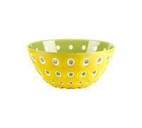 Guzzini - Conteneur 25 cm en San 'Le Murrine' (Safran-Blanc-Vert Nénuphar