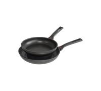 Guzzini - Cook&Plus Set 2 Poêles Antiadhésives 24/28 - Noir - 28824610