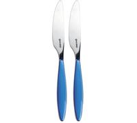 Guzzini, Couteau À Fruit Feeling, 17 cm, Bleu Méditerranée (Lot de 2)