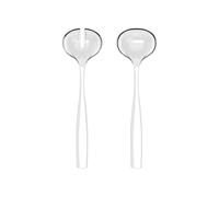 Guzzini - Couverts à salade Dolcevita - Plastique biosourcé, effet nacre - 28 cm - Blanc