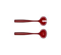 Guzzini Couverts à salade DOLCEVITA en matériau biosourcé Rouge 28 cm