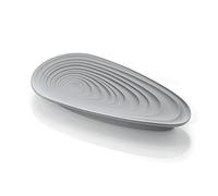 Guzzini - Eco-Kitchen, KEEP CLEAN, Repose-cuillère, Repose-couverts, Matériau recyclé - Gris Mat, 25x12,5xh 3 cm - 17990033
