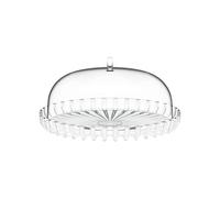 Guzzini Ensemble à gâteau "Dolcevita" – Plastique biosourcé, nacré, 31x31xh16