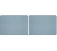 Guzzini - Fiber Set de Table Double-Face - Bleu Poudré, 43x30 cm - 226068157 (Lot de 2)