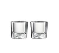Guzzini Fratelli Gocce, lot de 2 petites verres thermo double paroi, Insulating glass