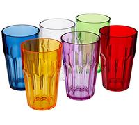 Set de 6 verres multicolores 42 cL Happy Hour