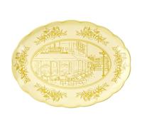 Guzzini - Grand plateau ovale en mélamine Josephine 'Table Decor' (Jaune Poudre)