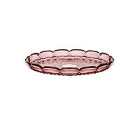 Guzzini – Grand plateau rond "Vanity" – Mauve – Bio-based SAN et Bio-based SMMA – TERRE