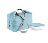 Guzzini Sac isotherme grand Handy – compartiment fraîcheur – 30×18×30 cm – 1400 cc – Bleu clair mat