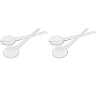 Guzzini - Happy Hour, Couverts à Salade - Blanc, 20 cm - 08070011 (Lot de 2)