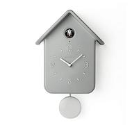 Guzzini - Home, QQ Coucou avec Pendule - Gris Clair, 24,8 x 12 x h39 cm - 16860208
