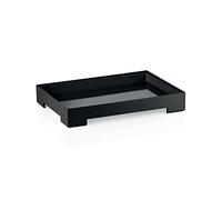 Guzzini - Icons, ESSENCE Plateau M - Noir, 32 x 23 x H 5 cm - 19780110