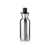 Guzzini - Kitchen Active Design, Perfect Dressing Steel Edition, Huilier/vinaigrier en Acier Inoxydable - Noir, Ø 6 x h19,5 cm | 330ml - 11720010