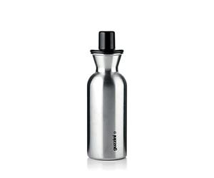 Guzzini - Kitchen Active Design, Perfect Dressing Steel Edition, Huilier/vinaigrier en Acier Inoxydable - Noir, Ø 6 x h19,5 cm | 330ml - 11720010