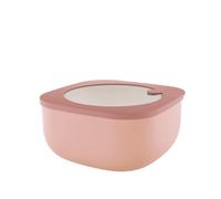 Guzzini – Récipient hermétique bas STORE&MORE BIO – 19,5x19,5x9,3 cm 1900 cc Rose Fleur de Pêcher