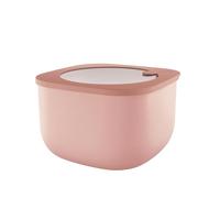 Guzzini - Kitchen Active Design, STORE&MORE BIO, Récipients hermétiques hauts pour réfrigérateur/congélateur/four à micro-ondes (L) - Rose Fleur de Pêcher, 19,5 x 19,5 x h12,3 cm | 2800 cc - 170724251