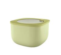 Guzzini - Kitchen Active Design, STORE&MORE BIO, Récipients hermétiques hauts pour réfrigérateur/congélateur/four à micro-ondes (L) - Vert Avocat, 19,5 x 19,5 x h12,3 cm | 2800 cc - 170724253