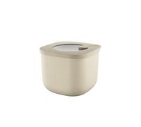 Guzzini - Kitchen Active Design, STORE&MORE, Boîte Hermétique Haute pour Réfrigérateur/Congélateur/Micro-ondes (S) - Argile, 12,2 x 12,2 x h9,8 cm | 750 ml - 17070179