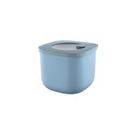 Guzzini - Kitchen Active Design, STORE&MORE, Grand récipient hermétique pour réfrigérateur/congélateur/micro-ondes (S) - Bleu clair, 12,2 x 12,2 x h9,8 cm | 750cc - 170701189