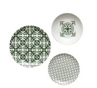 Guzzini - LE MAIOLICHE Set 6 Places, assiettes, assiettes creuses, assiettes fruits/desserts - vert émeraude - 10290969