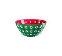 Guzzini Le Murrine Bol Saladière 20cm Vert Émeraude Rouge Plastique