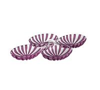 Guzzini - Lot de 2 antipastières en plastique bio-basé, améthyste, col roulé