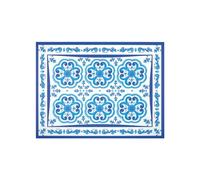 Guzzini Lot de 4 Sets de Table Bleu méditerranéen