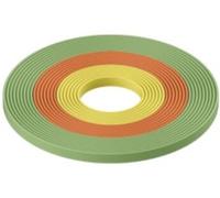 LOT DESSOUS DE PLAT EMBOITABLES - VERT ORANGE JAUNE