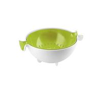Guzzini, Lot Passoire Avec Bol Spin&Drain, 30 x 25 x h12,5 cm