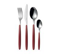 Guzzini Ménagère 11070055 – 24 pièces – Rouge