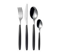 Guzzini, Ménagére 24 Pieces My Fusion, 16,8 x 7,5 x h25,5 cm, Noir