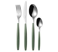 Guzzini - My Fusion, Set de 24 Couverts - Vert Olive, 16,8 x 7,5 x h25,5 cm - 110700175