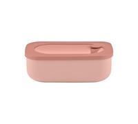 Guzzini - On The Go, Boîte à déjeuner avec étui “Store&Go” - fermeture hermétique - ROSE FLEURS DE PÊCHER - 20 x 12 x H 7 cm - 171100251