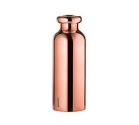 Guzzini - on The Go, Energy, Bouteille de Voyage Thermique - Or Rose, Ø 7.3 x h21.2 cm | 500 CC - 116700101