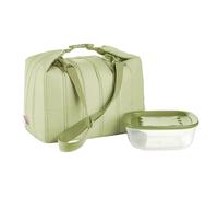 Guzzini - on The Go, Grand Sac Isotherme avec récipient « Handy Bio » - Vert Avocat, 30 x 18 x H30 cm - 12 L - 032916253