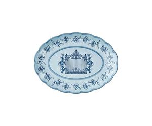 Guzzini - Petit plateau ovale en mélamine Josephine 'Table Decor' (poudre bleue)