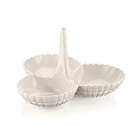 Guzzini -Plat à hors d’oeuvre- Made in Italy - 25x23,5xh15,5 cm