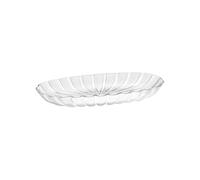 GUZZINI - Plat De Service "Dolcevita", Bio-Based Plastic, Mother of pearl, 38x19xh4,5, Blanc