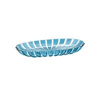 GUZZINI - Plat De Service "Dolcevita", Bio-Based Plastic, Turquoise, 38x19xh4,5