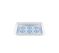 Guzzini - Plateau rectangulaire en mélamine avec poignées, couleurs variées, "BLUES"