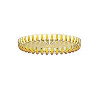 Guzzini Plateau rond Dolcevita - plastique biosourcé - ambre - 31x31xh3,5