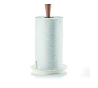 Guzzini Porte-rouleau universel Tierra Roll&Tear Plastique recyclé Ø 17 x h 30,4 cm Blanc Lait