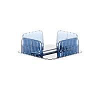 GUZZINI Porte-serviettes Horizontal Vanity Bio-sourcé 20 x 20 Cm Bleu